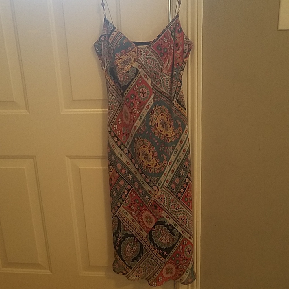 XS paisley multi colored dress